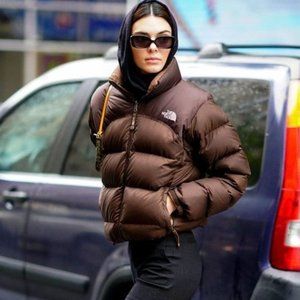 Brown Nuptse Puffer Jacket | Poshmark